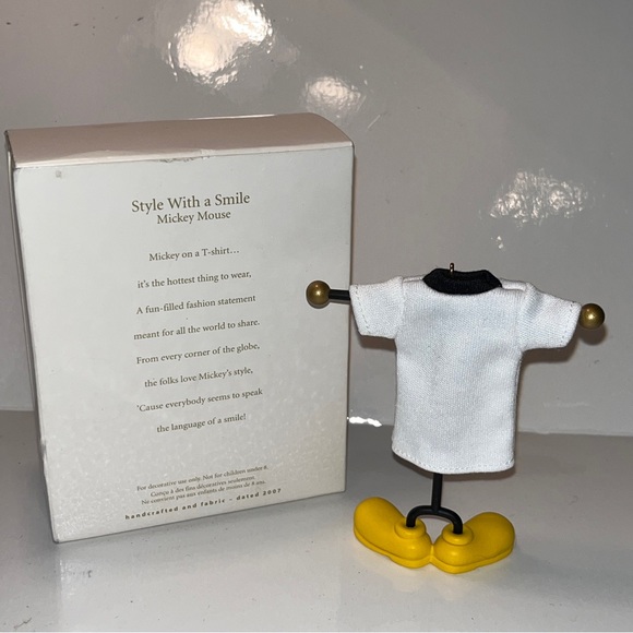 HALLMARK MICKEY MOUSE 2007 Christmas Ornaments “Style With A Smile” And “2023”. - Picture 5 of 17